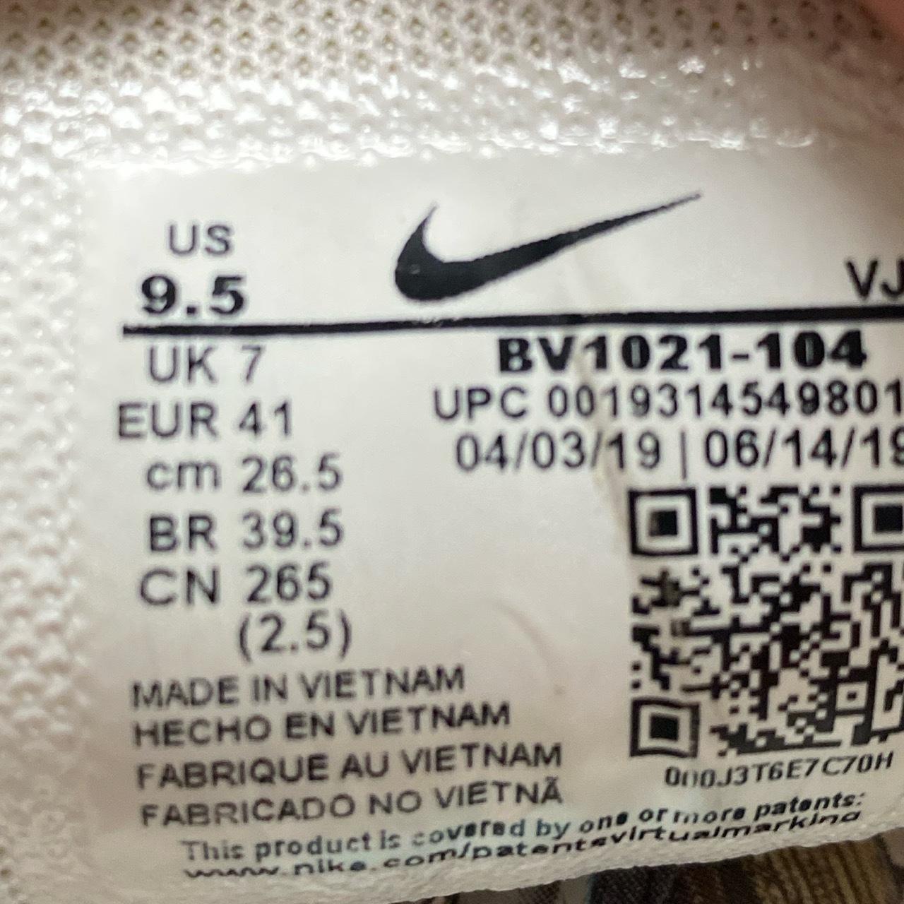 Nike P-6000 White Black and Blue Trainers (UK 7)
