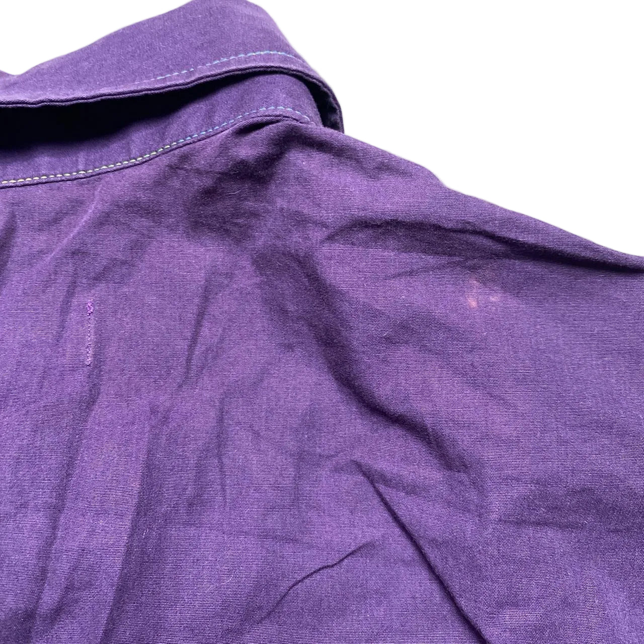 Moschino Vintage Purple Rainbow Stitch Shirt (S)