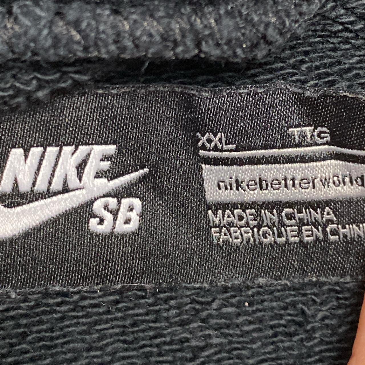 Nike SB Black and White Long Hoodie