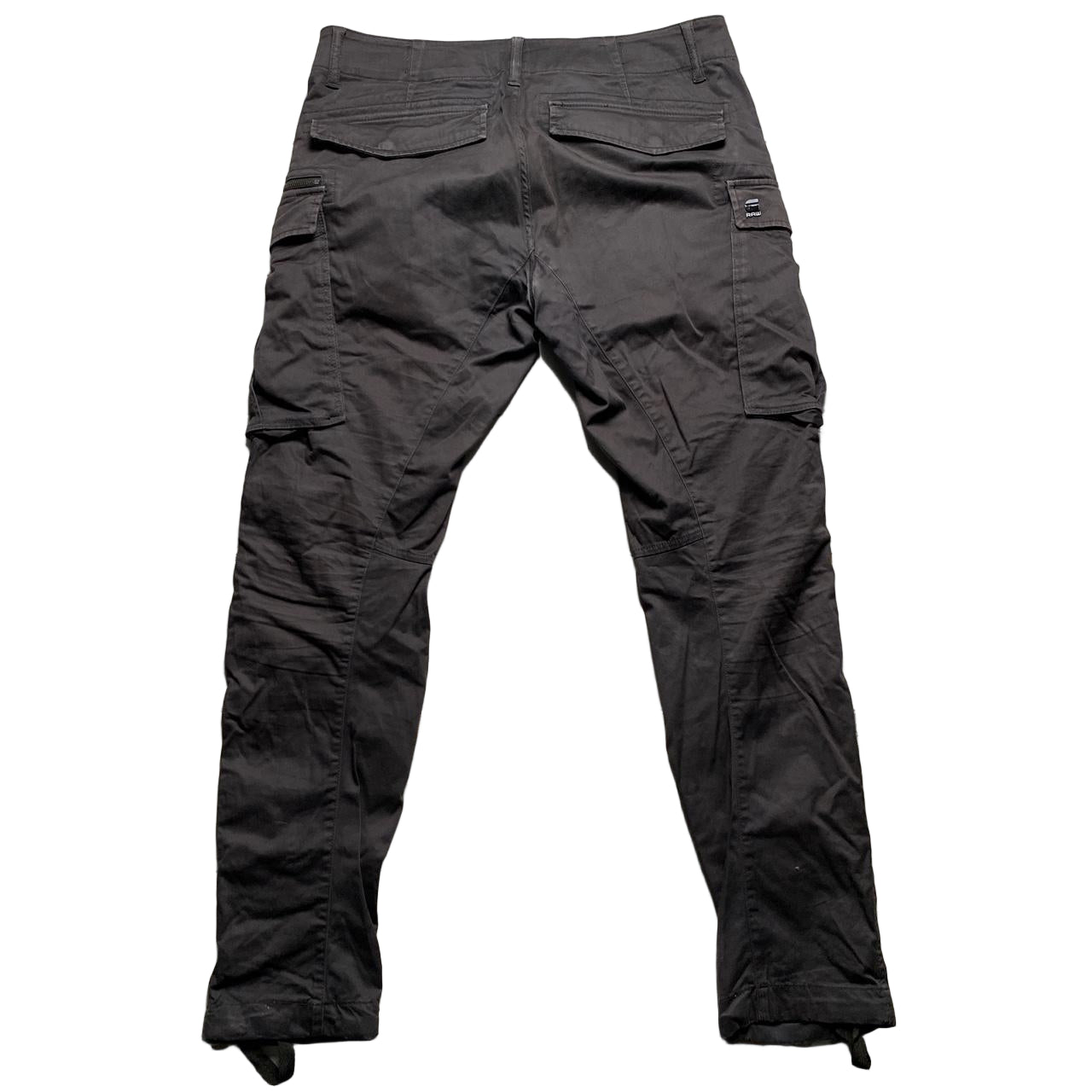G Star Raw Brown Cargo Combat Army Trousers (34W)