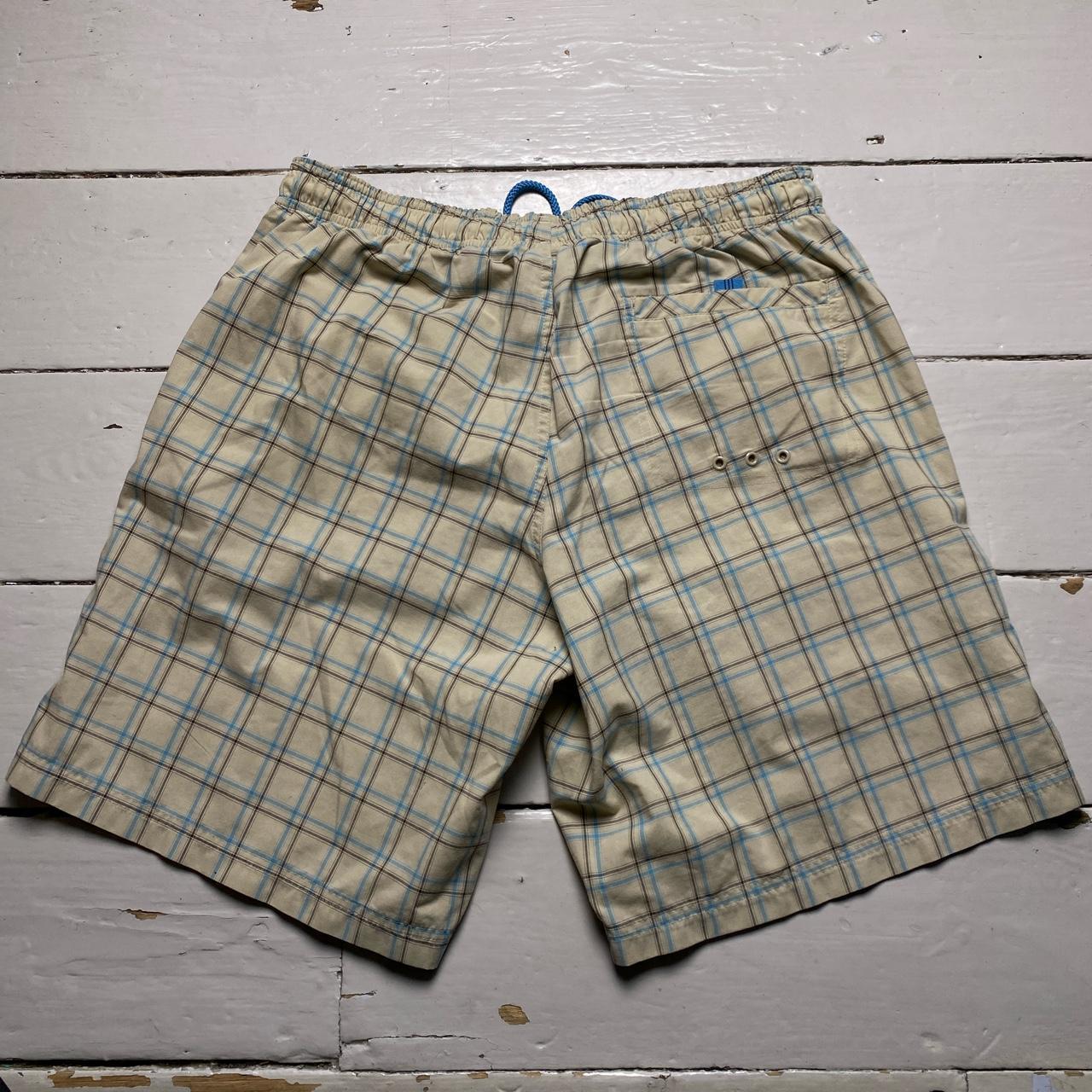Adidas Vintage Checked Shell Swim Shorts