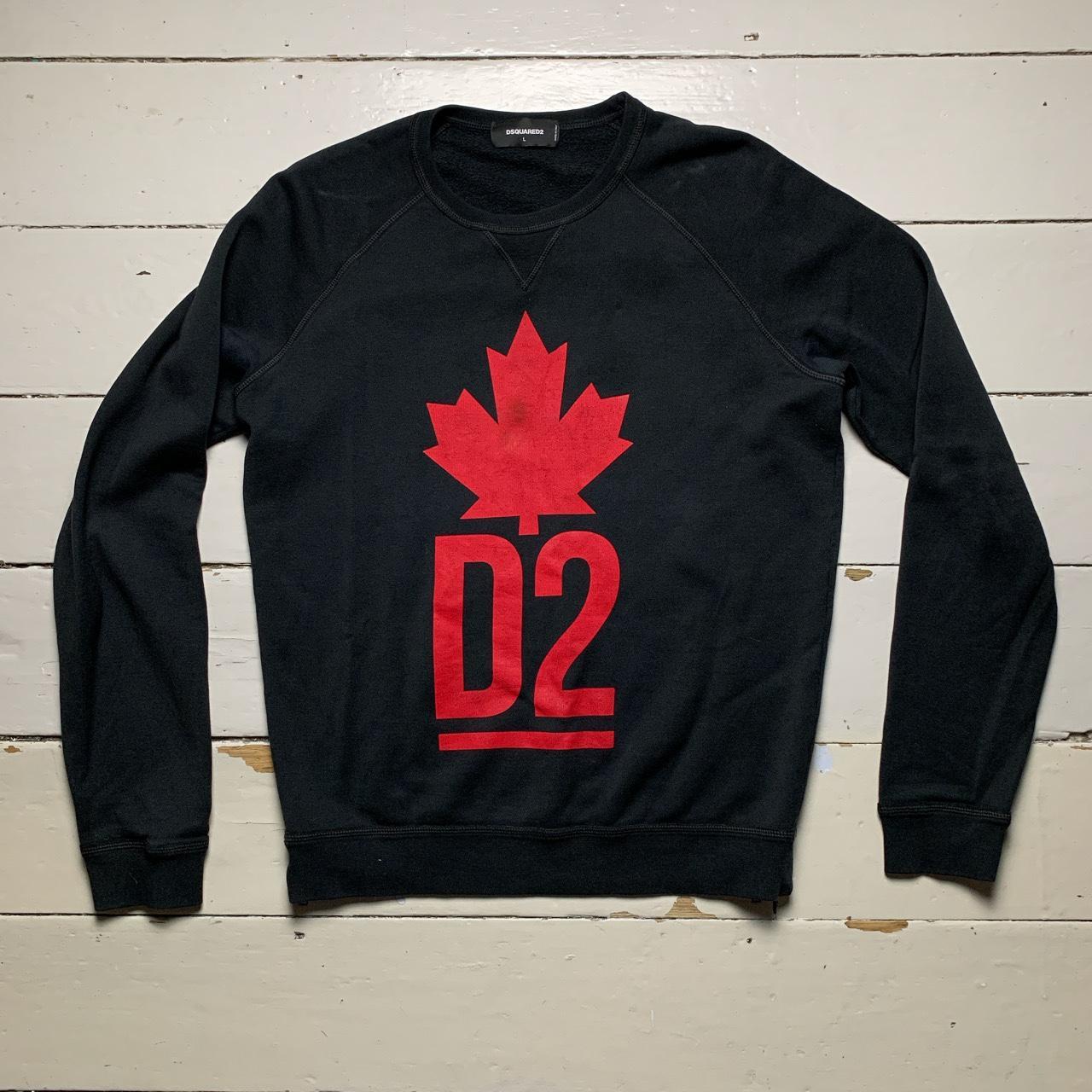 Dsquared2 black clearance and red jumper