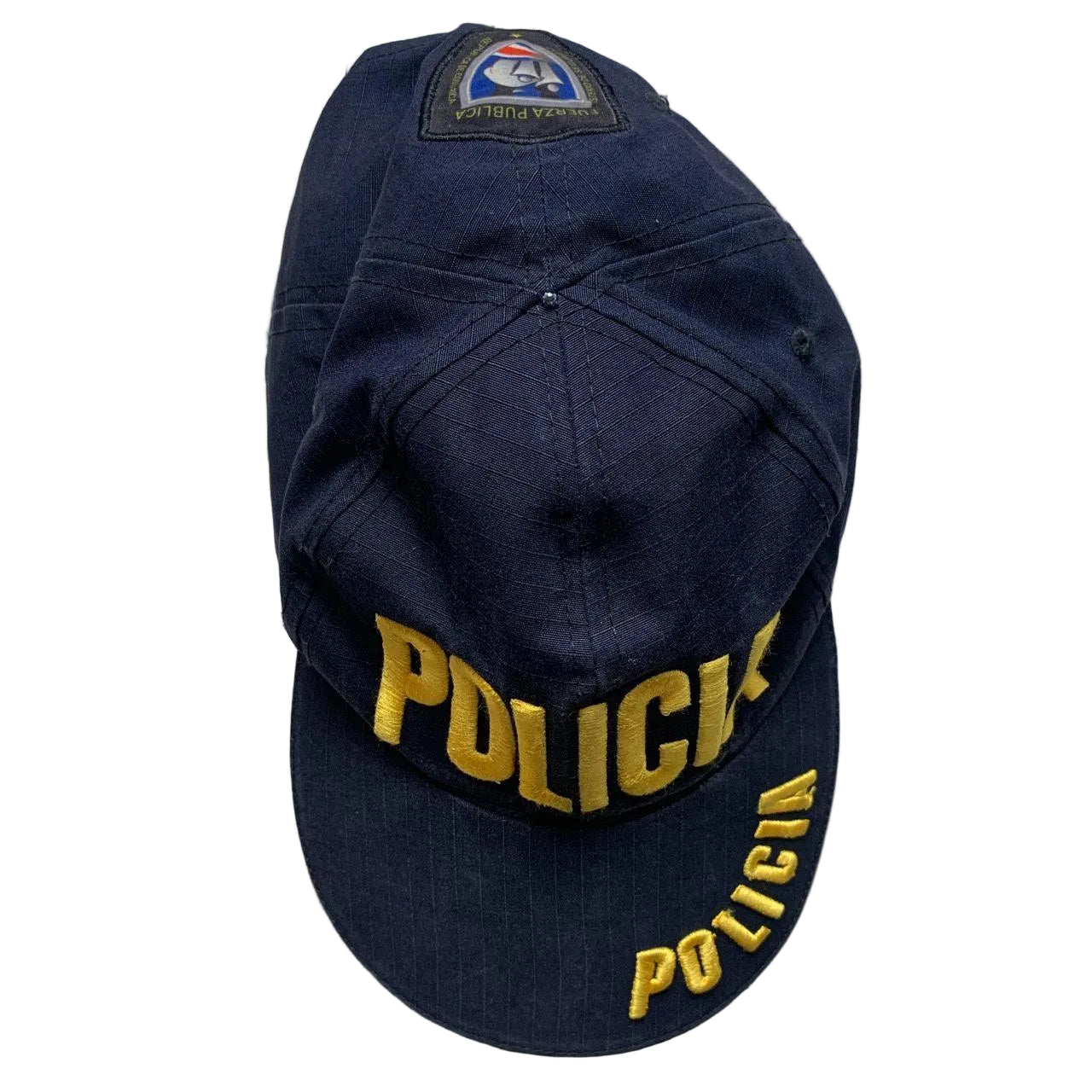 Policia Costa Rica Police Navy and Yellow Cap