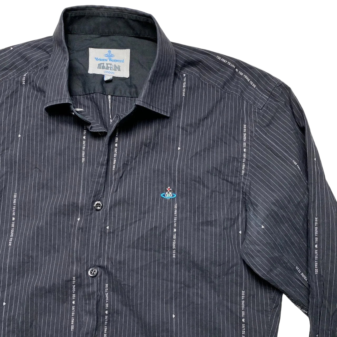 Vivienne Westwood Black Long Sleeve Shirt (M)