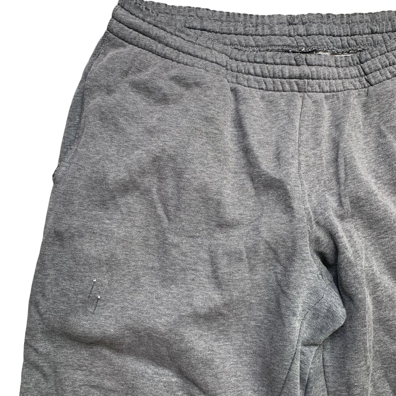 Nike Swoosh Grey and White Joggers (M)