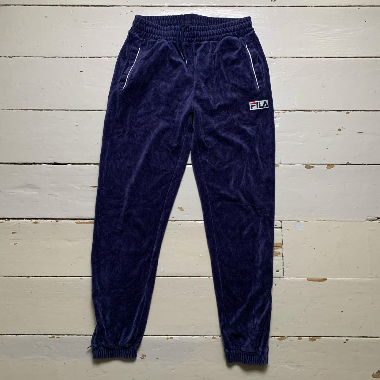 Fila Velour Navy Bottoms