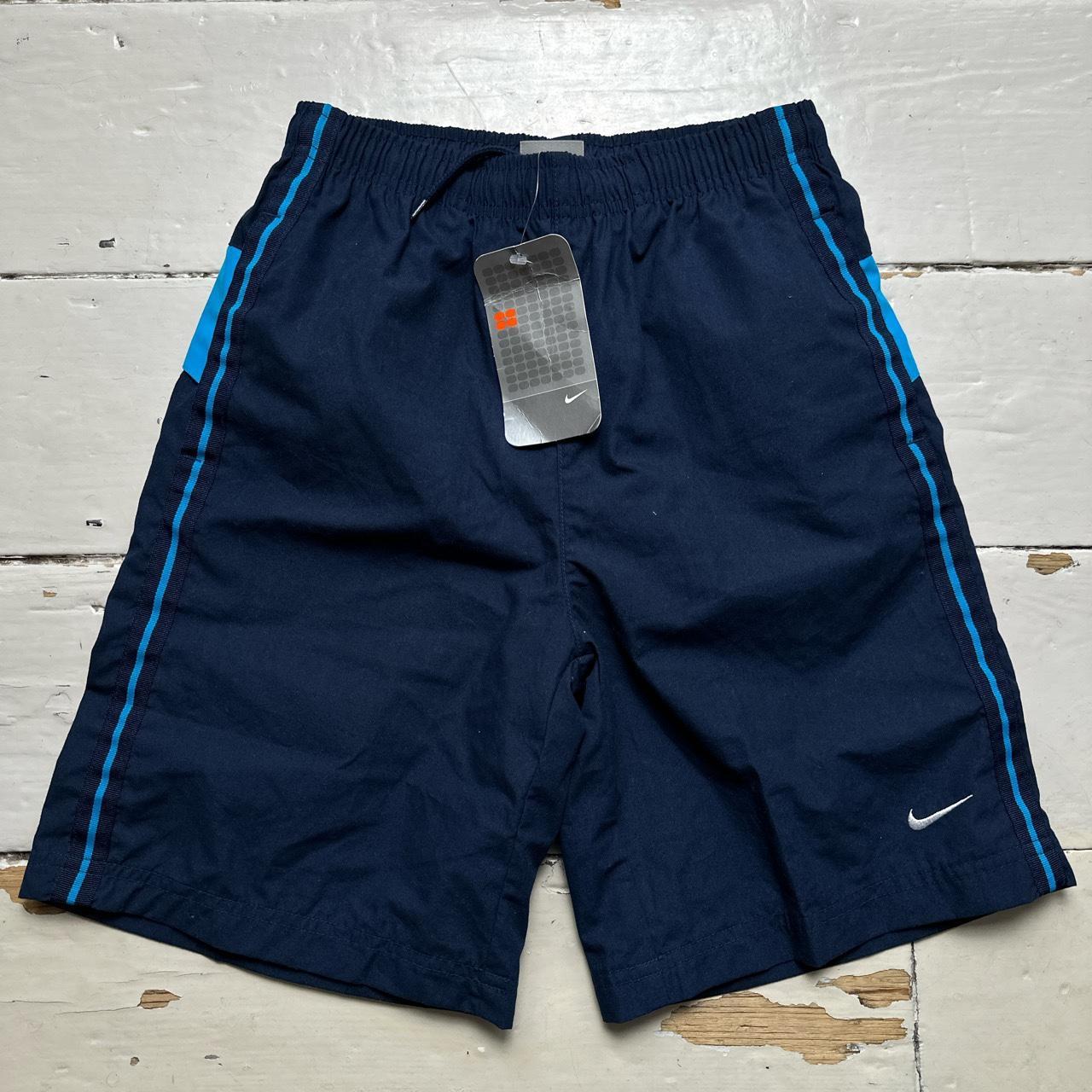 Nike Vintage Shell Track Pant Shorts Navy and Blue