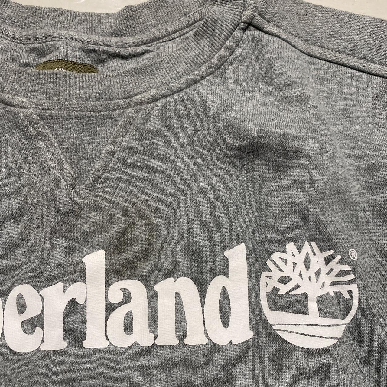 Timberland Grey and White Jumper