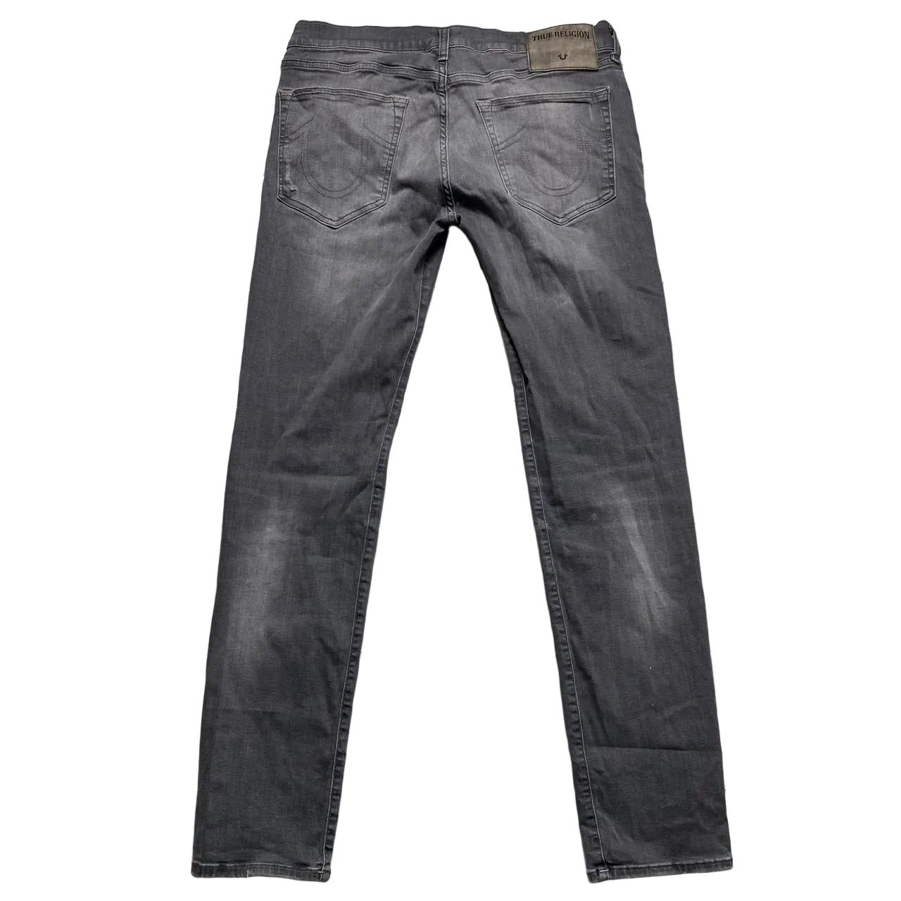 True Religion Rocco Grey Stitch Jeans (34W)