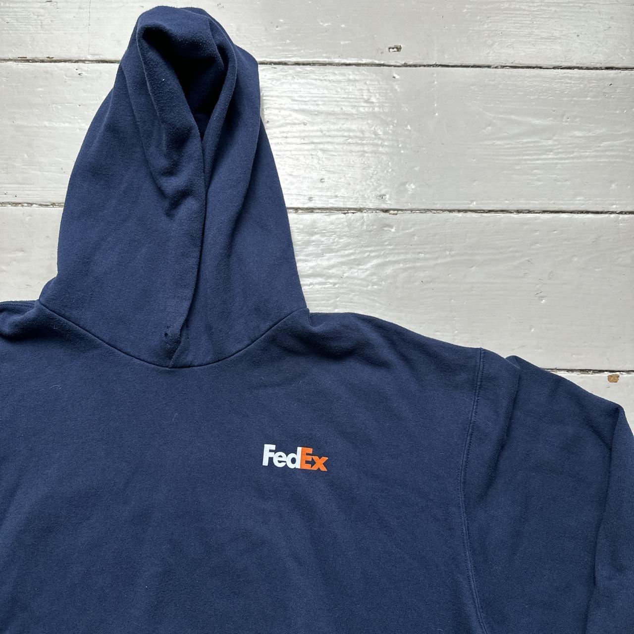 FedEx Navy and White Hoodie