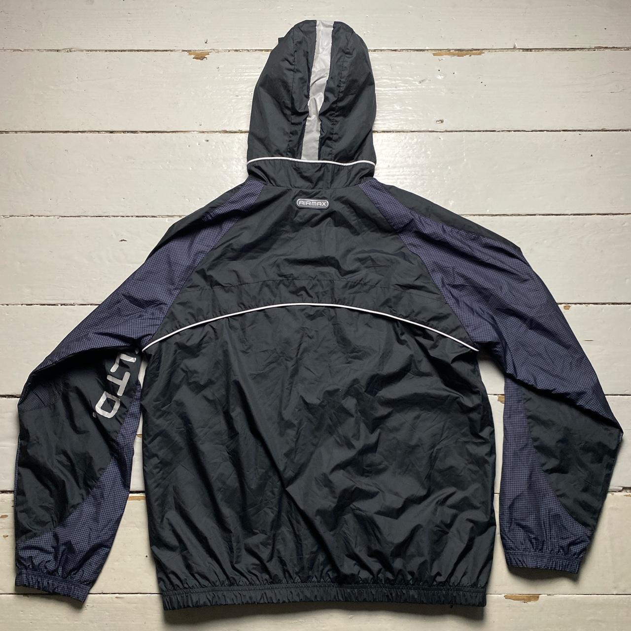 Nike Air Max LTD Vintage Black White and Grey Shell Windbreaker Tracksuit Jacket