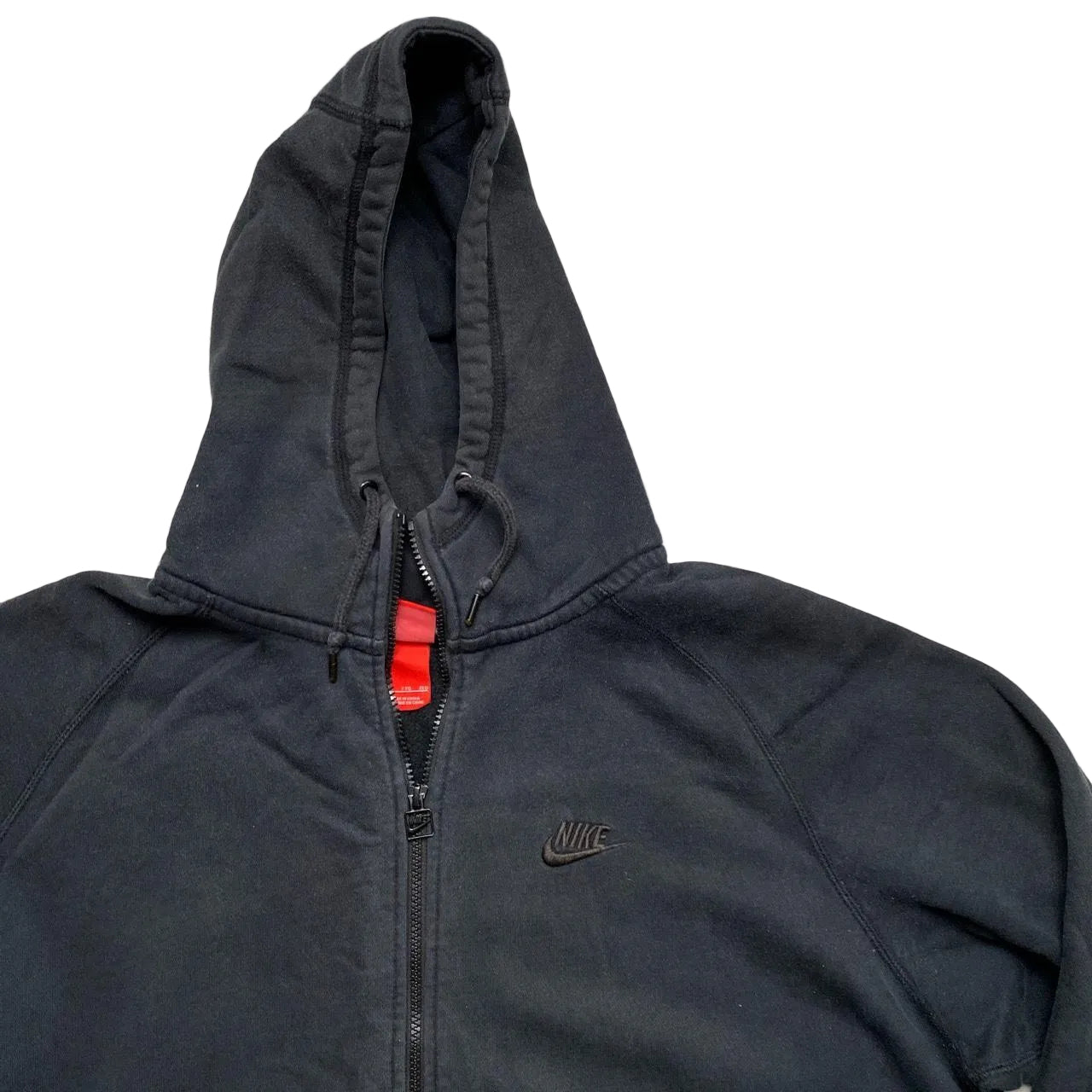 Nike Black on Black Swoosh Hoodie (2XL)
