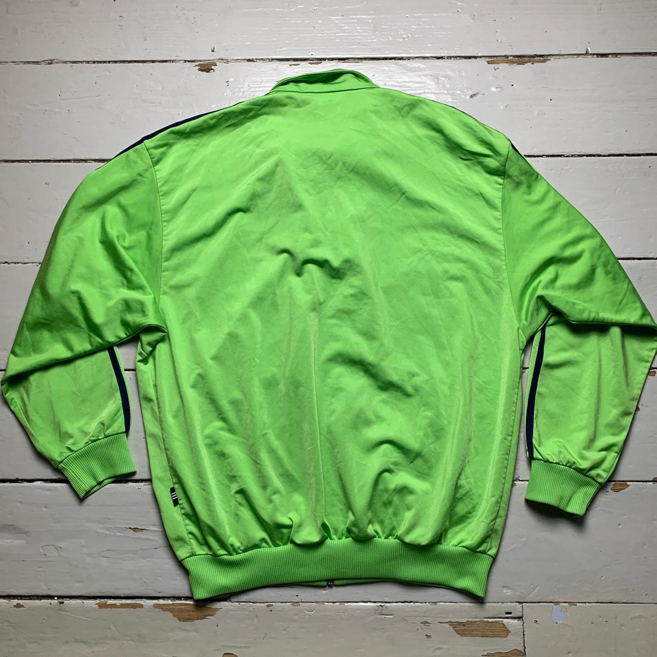 Adidas Vintage 80’s Green and Navy Tracksuit Jacket