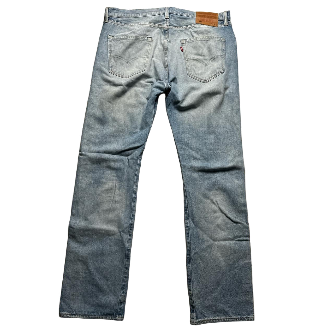 Levis Light Blue 501 Baggy Jeans (34W)
