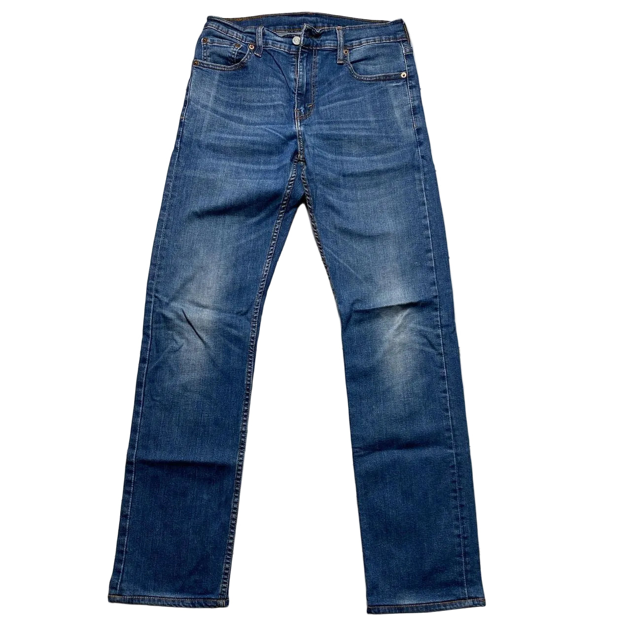 Levis 513 Navy Straight Jeans (30W)