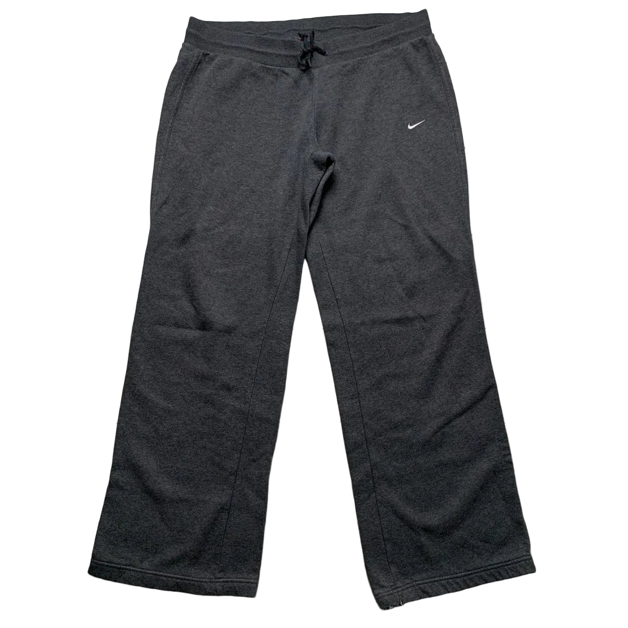 Nike Vintage Swoosh Athletic Department Baggy Joggers Grey and White (L)
