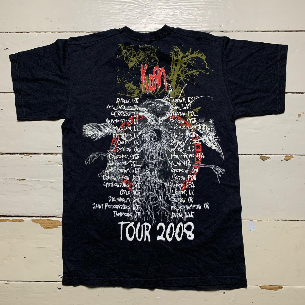 Korn Tour 2008 Metal Band T Shirt