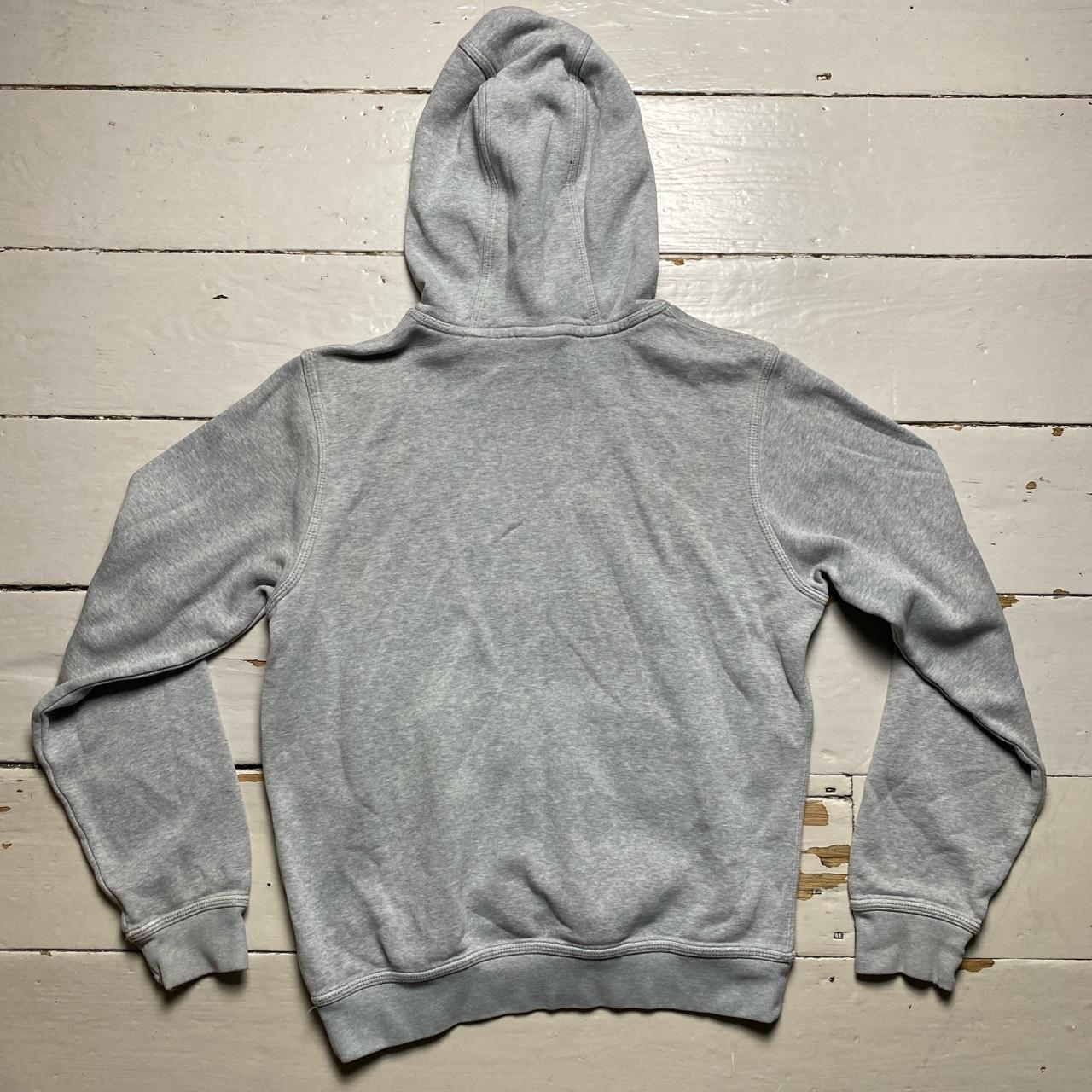 Nike Swoosh Hoodie Grey and White Swoosh