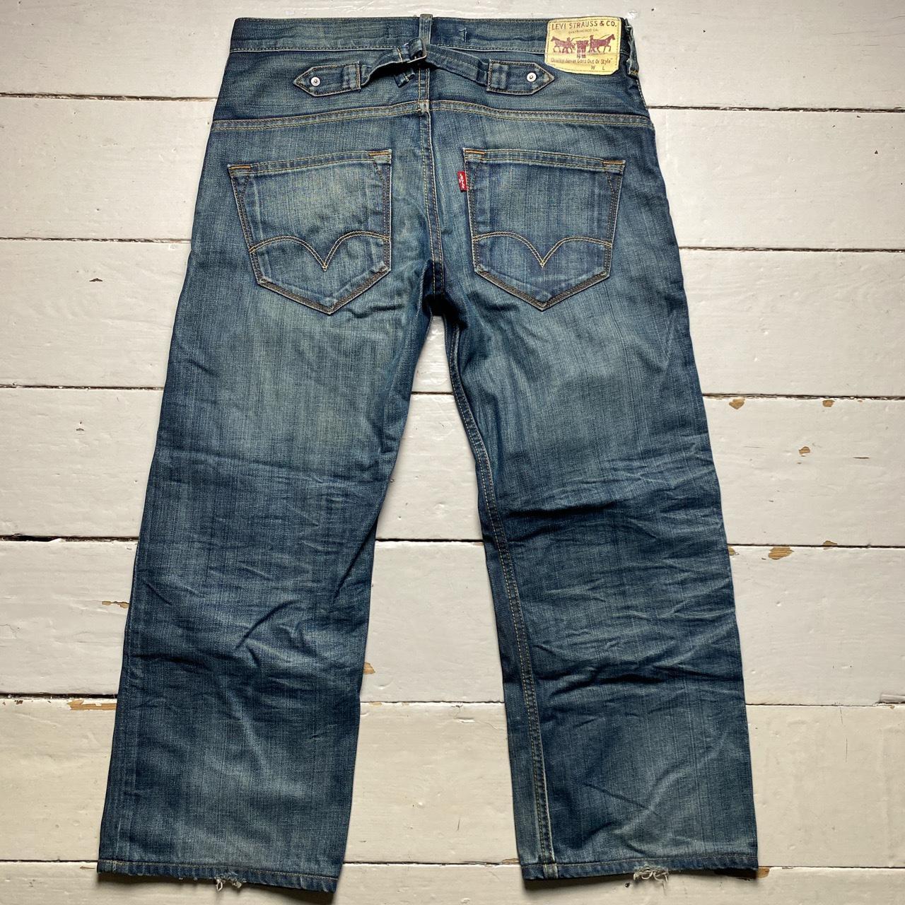 Levis 503 Cargo Type Jeans Navy Stonewash