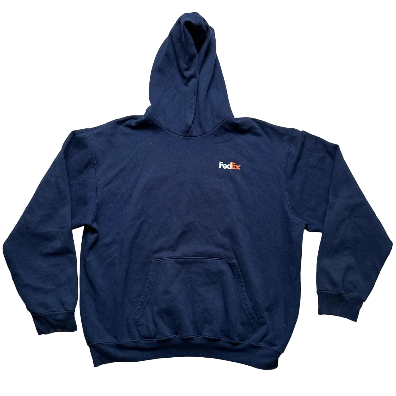 FedEx Navy and White Hoodie (XL)
