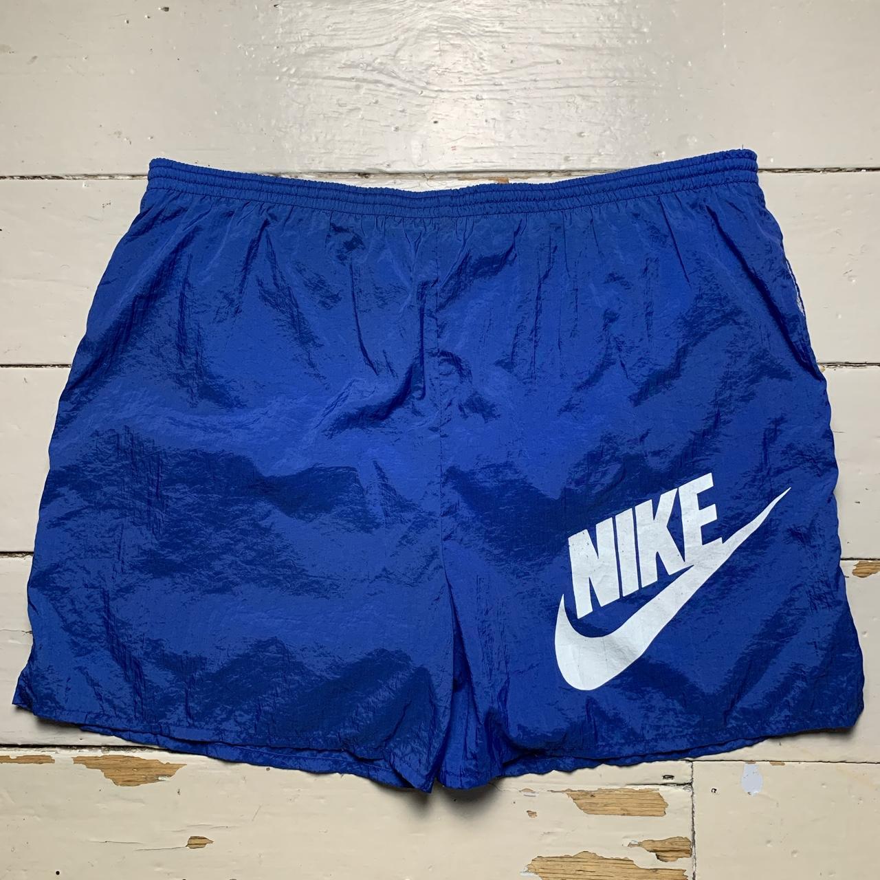 Nike Vintage 90βs Blue Shell Track Pant Shorts