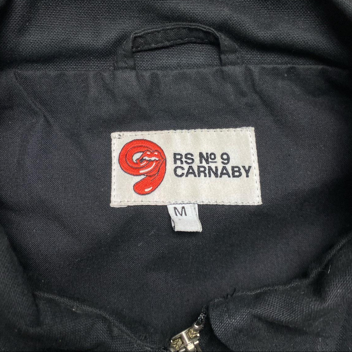 Rolling Stones London Carnaby Black Bomber Jacket (M)