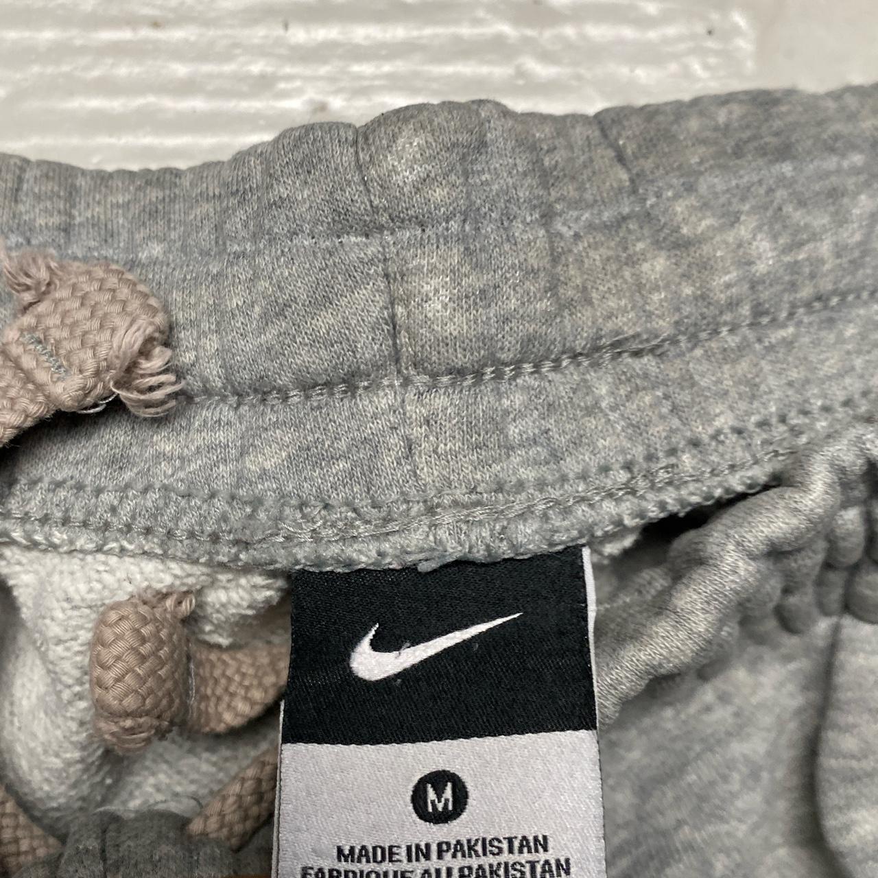 Nike Swoosh Grey and White Baggy Joggers