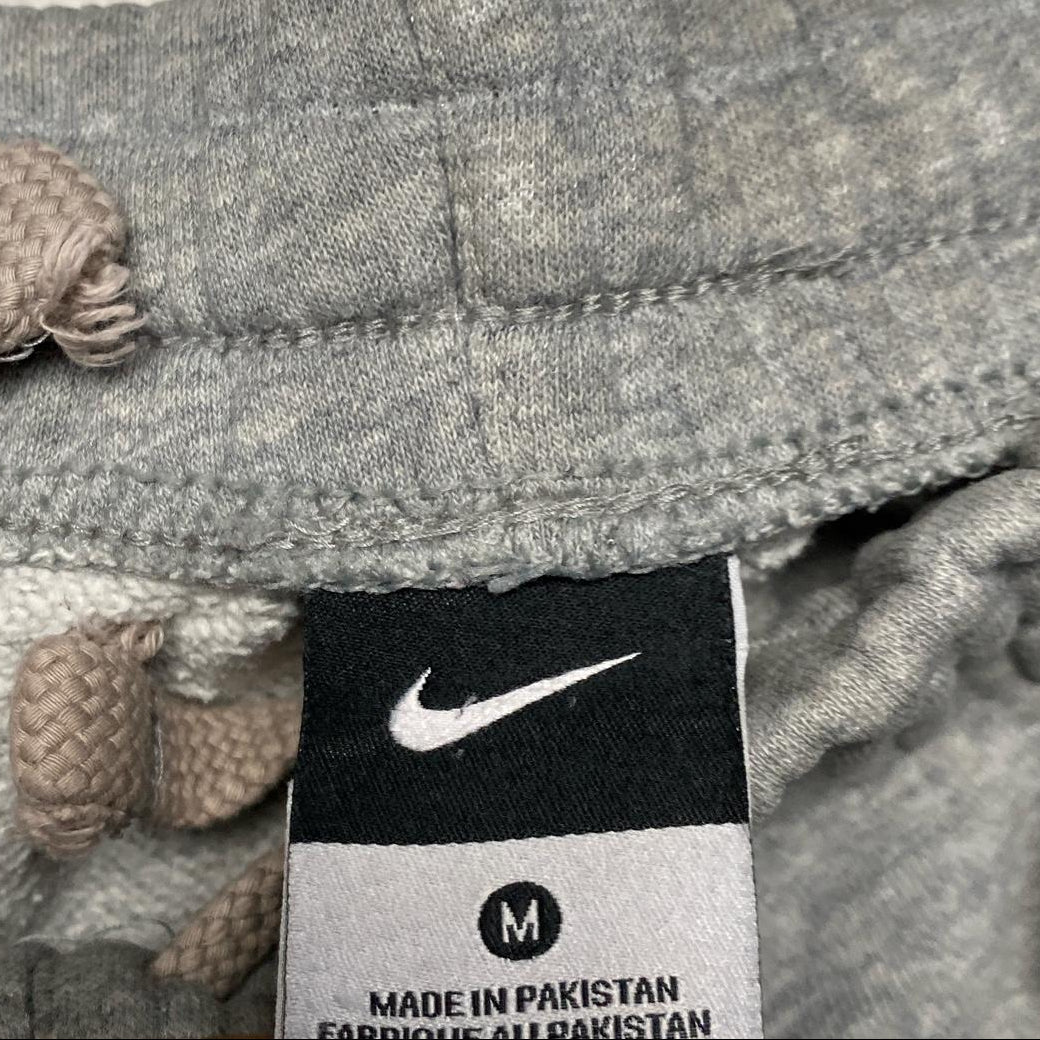 Nike Swoosh Grey and White Baggy Joggers (M)
