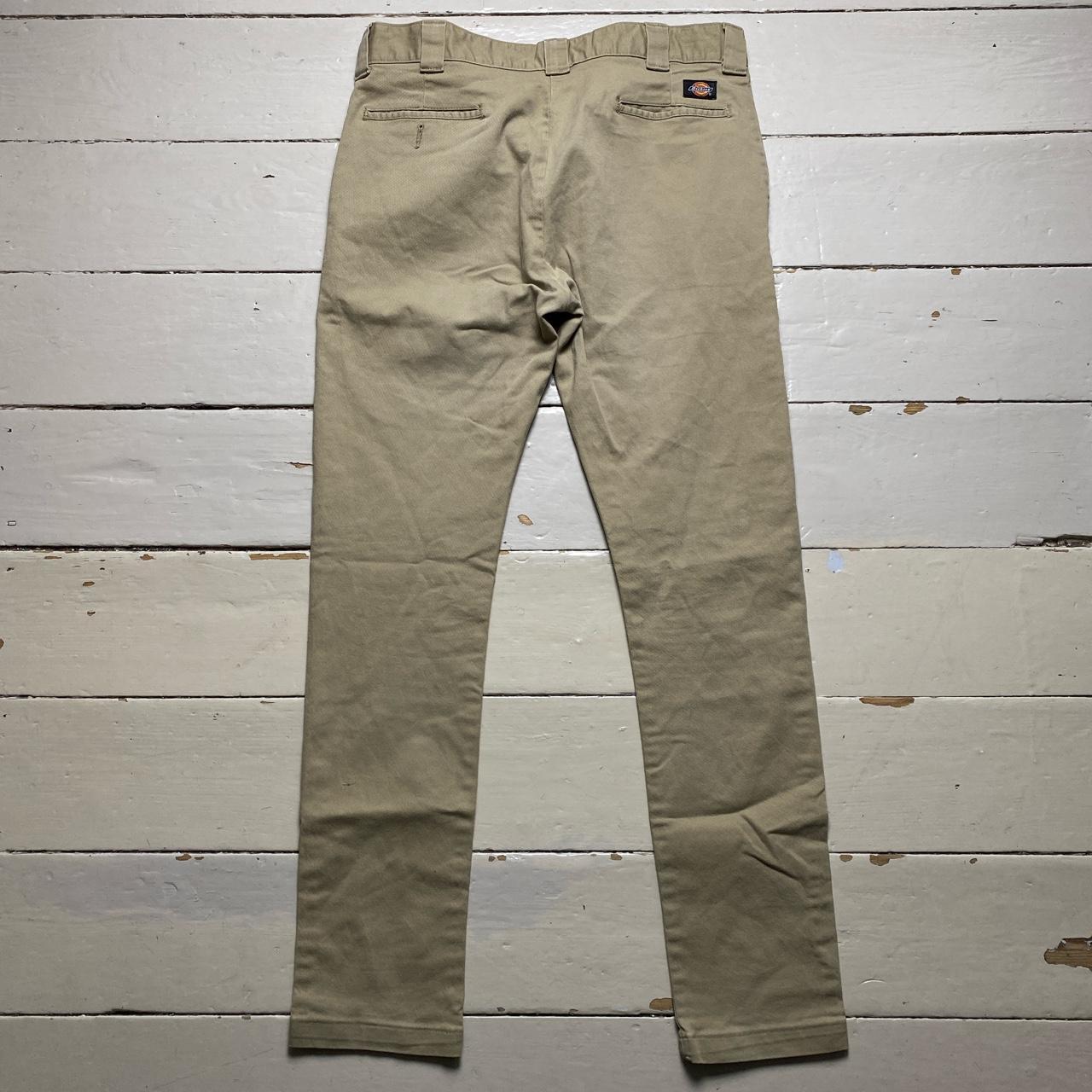 Dickies Khaki Slim Skinny Beige Trousers