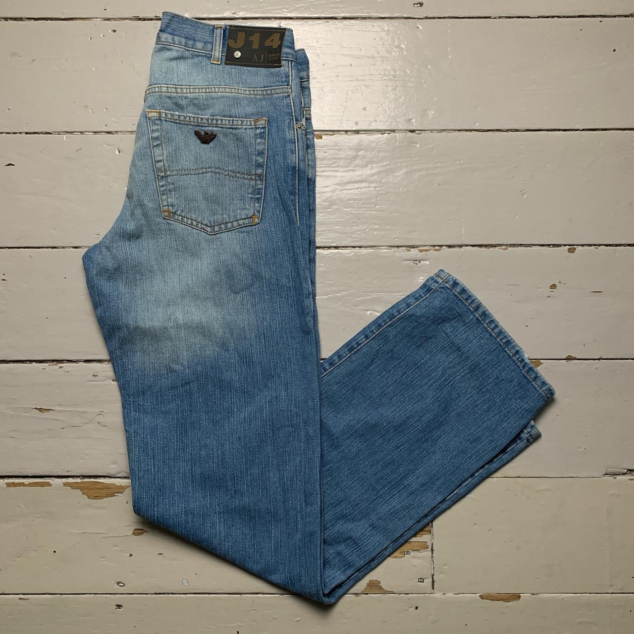 Armani J14 AJ Vintage Blue Stonewashed Jeans
