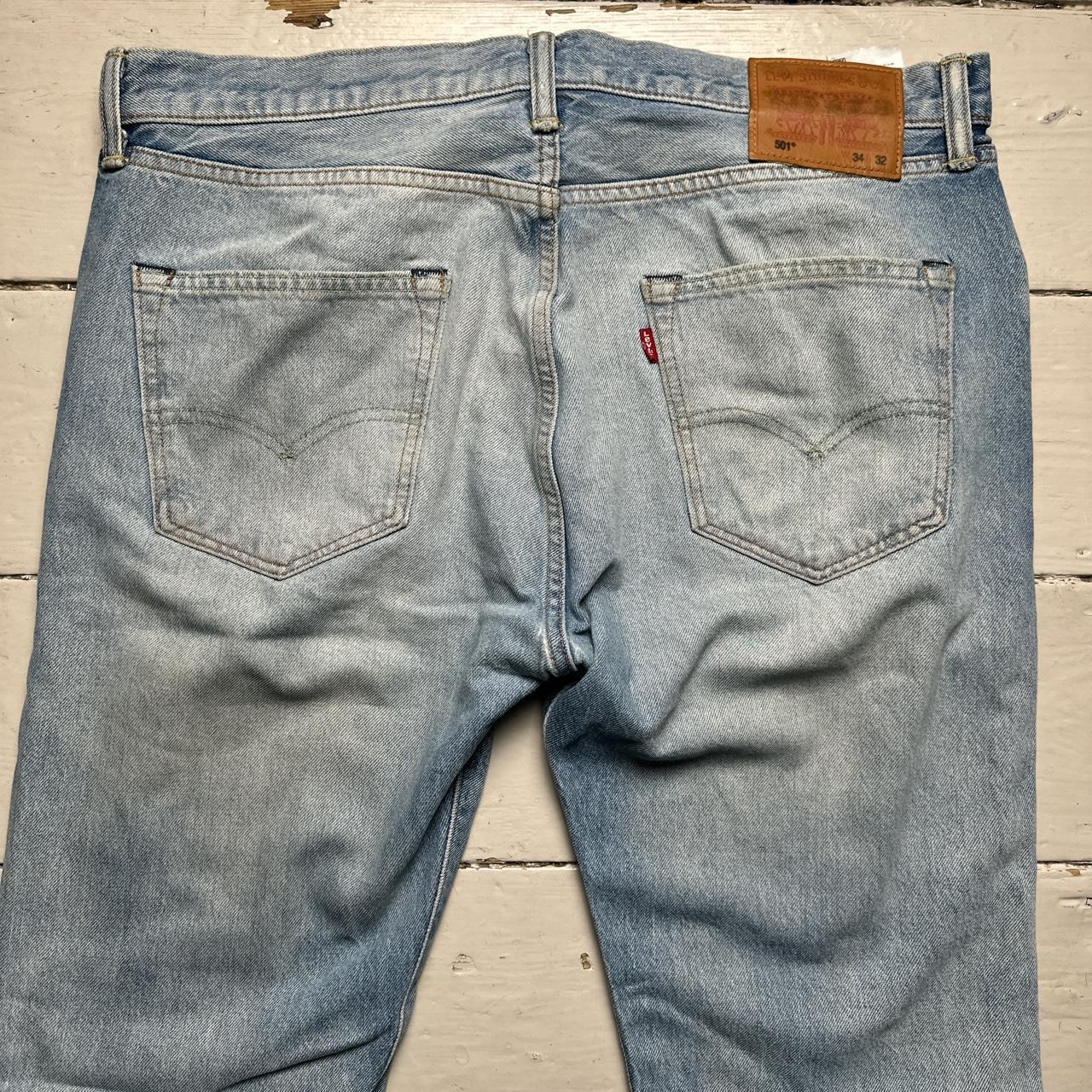 levi's light blue baggy jeans