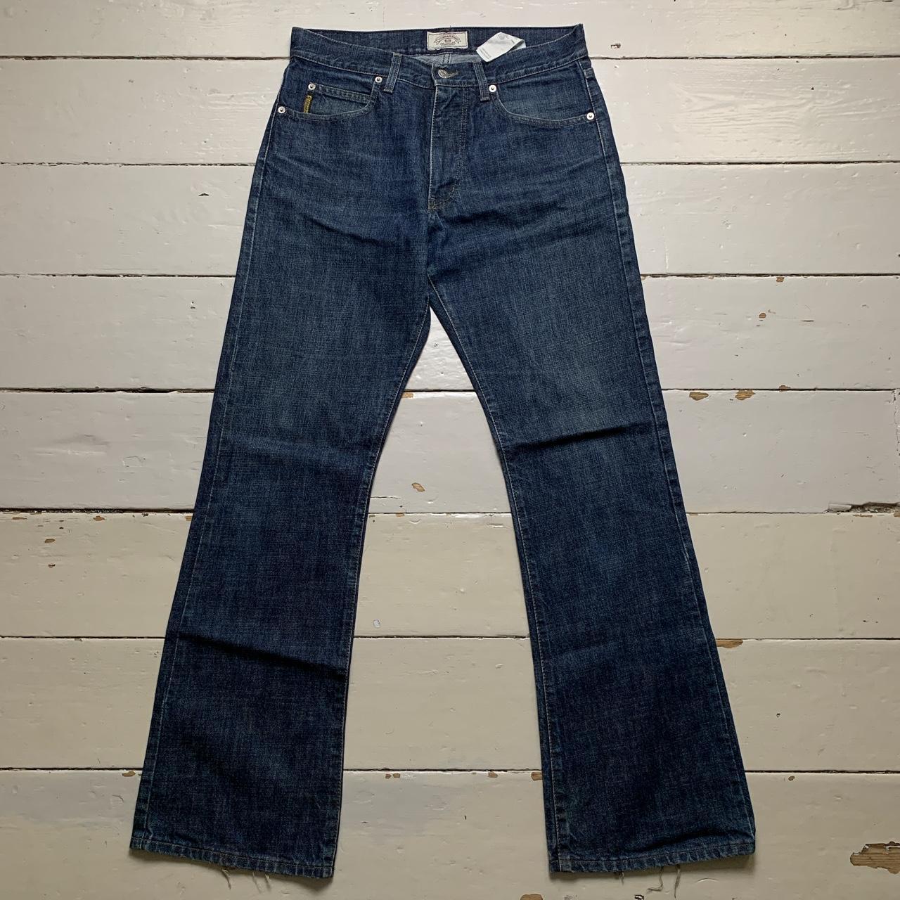 Armani Vintage Flare Jeans Navy