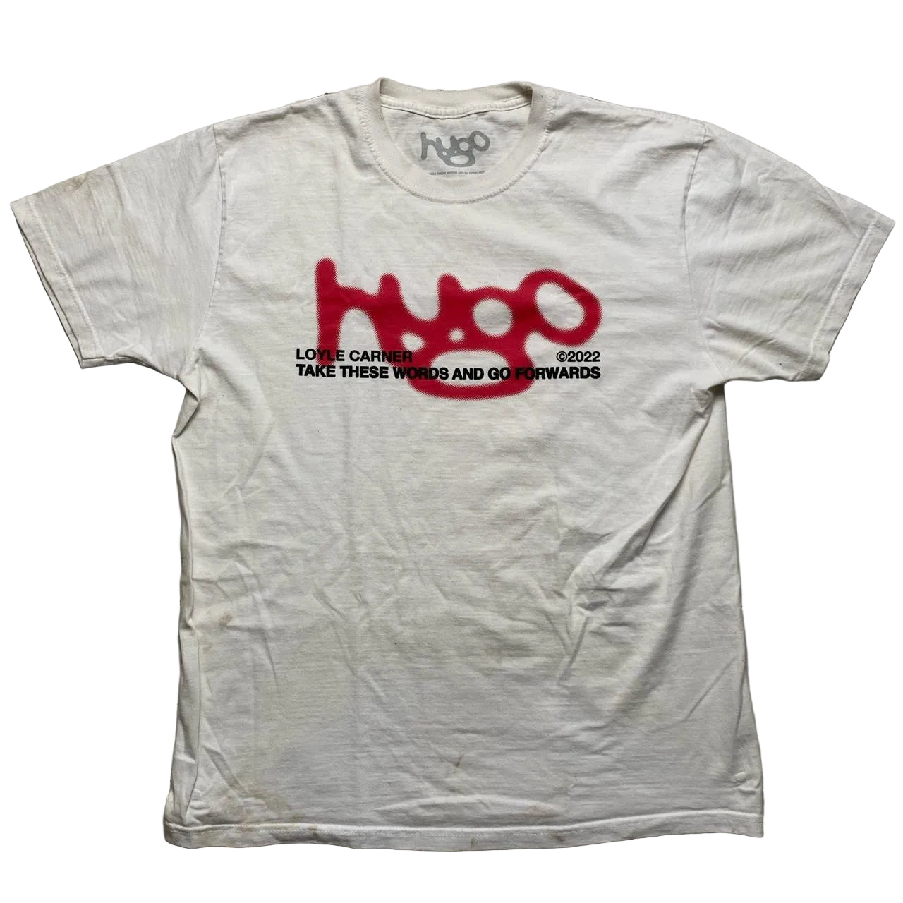 Loyle Carner Hugo Take These Words and Go Forward 2022 Tour T Shirt (M)