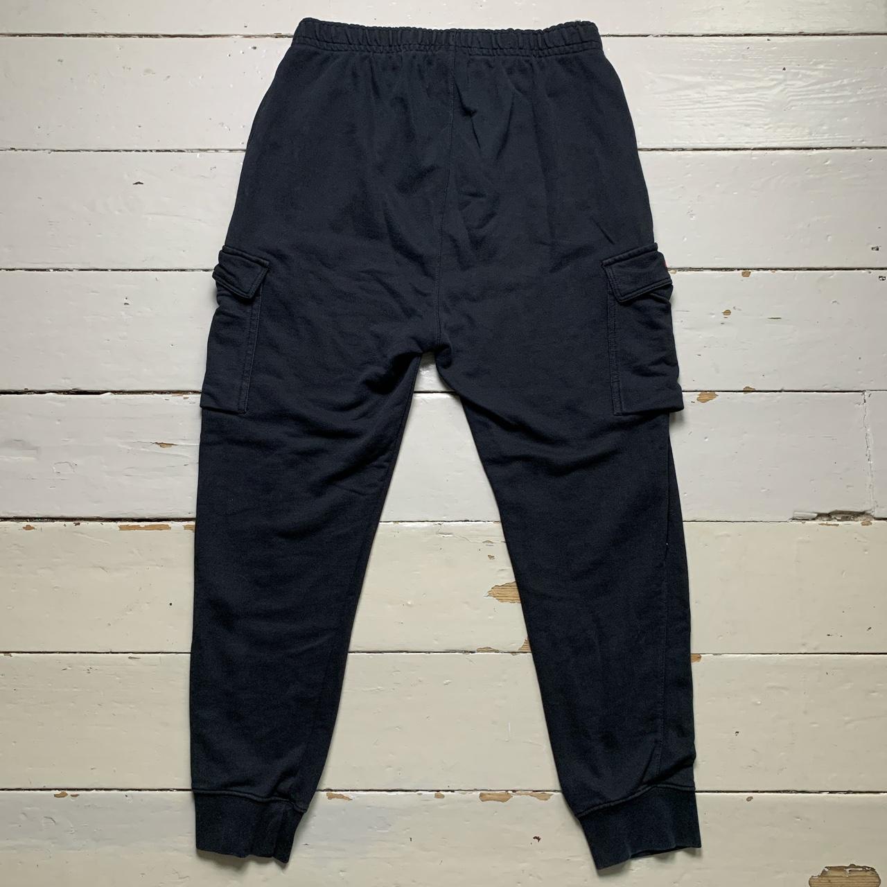 Nike Cargo Black and Red Baggy Joggers