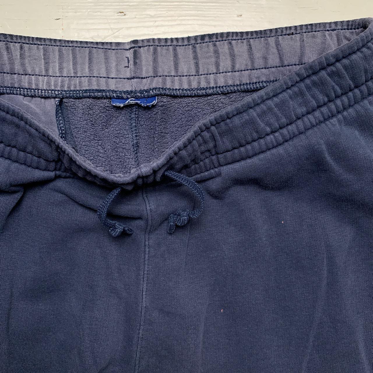 Nike Swoosh Navy and White Baggy Joggers