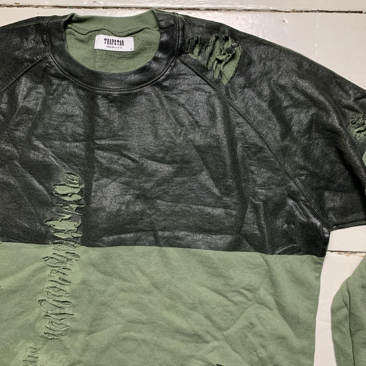 Trapstar Womens Distressed Long Sleeve Jumper