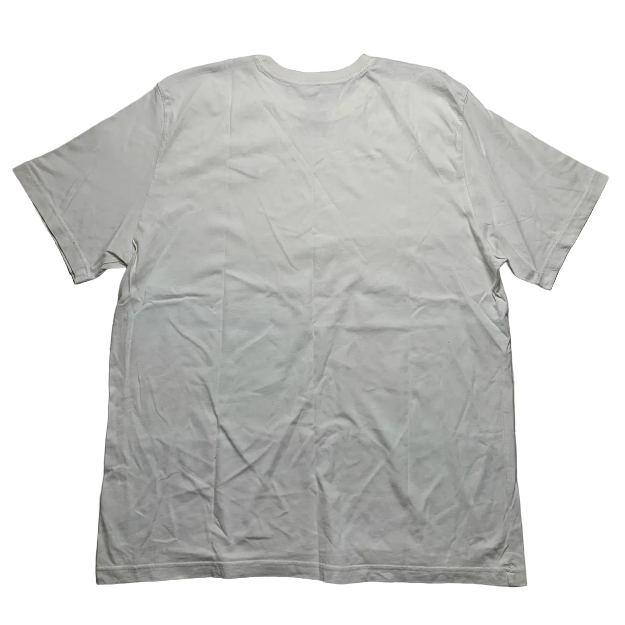 Nike Swoosh White and Black T Shirt (2XL)