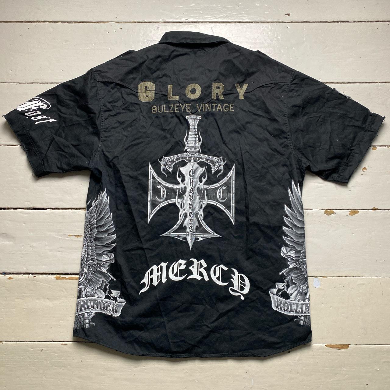 Glory Bulzeye Vintage Choppers Vintage Motorcycle Biker Shirt