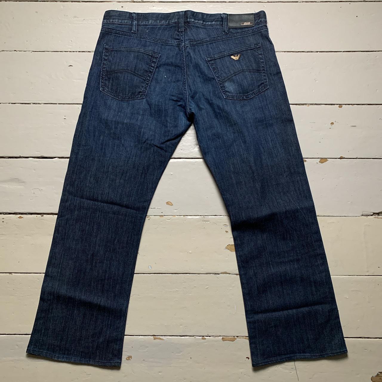 Armani Collezione Navy Baggy Jeans