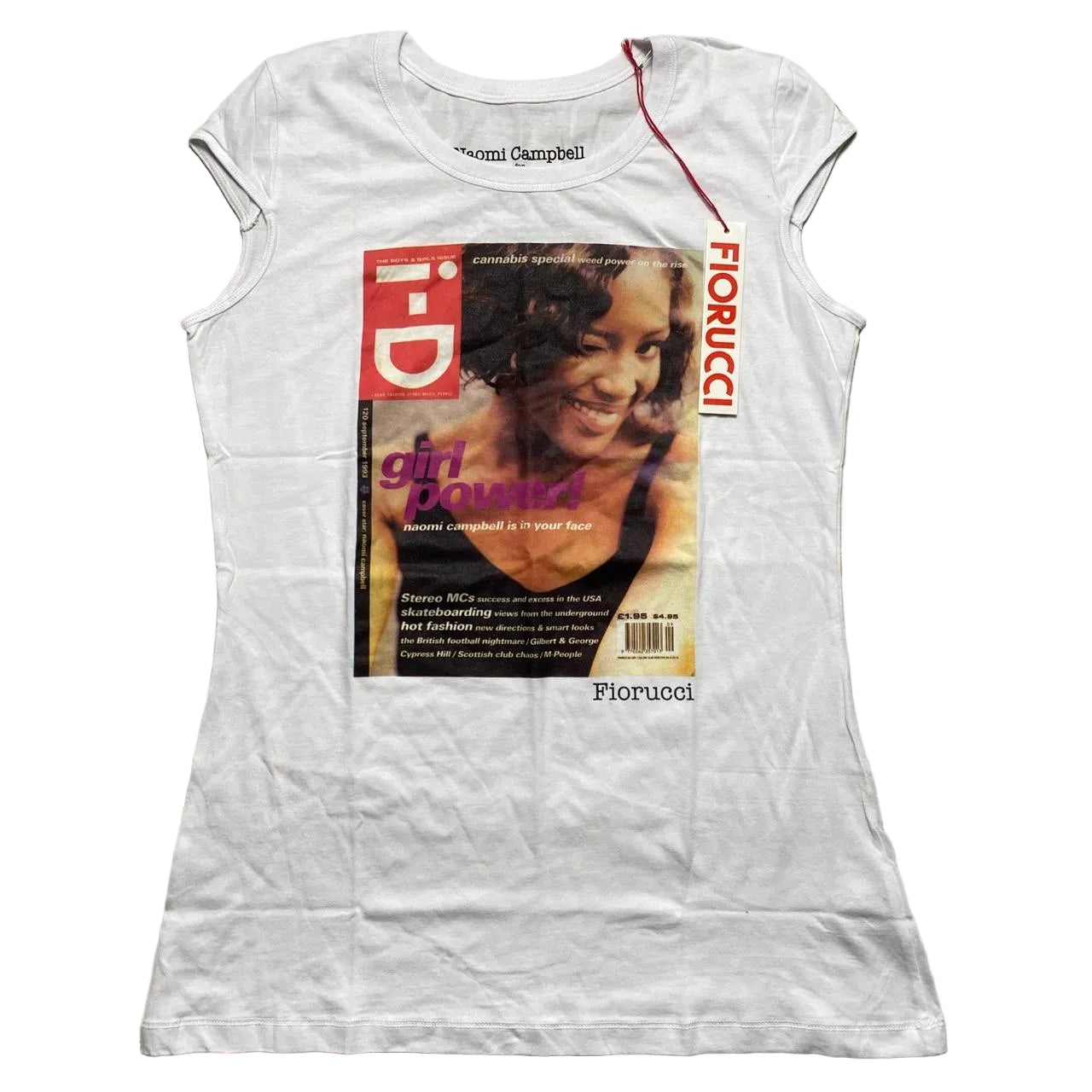 Fiorucci Naomi Campbell ID Magazine Vest T Shirt (M)