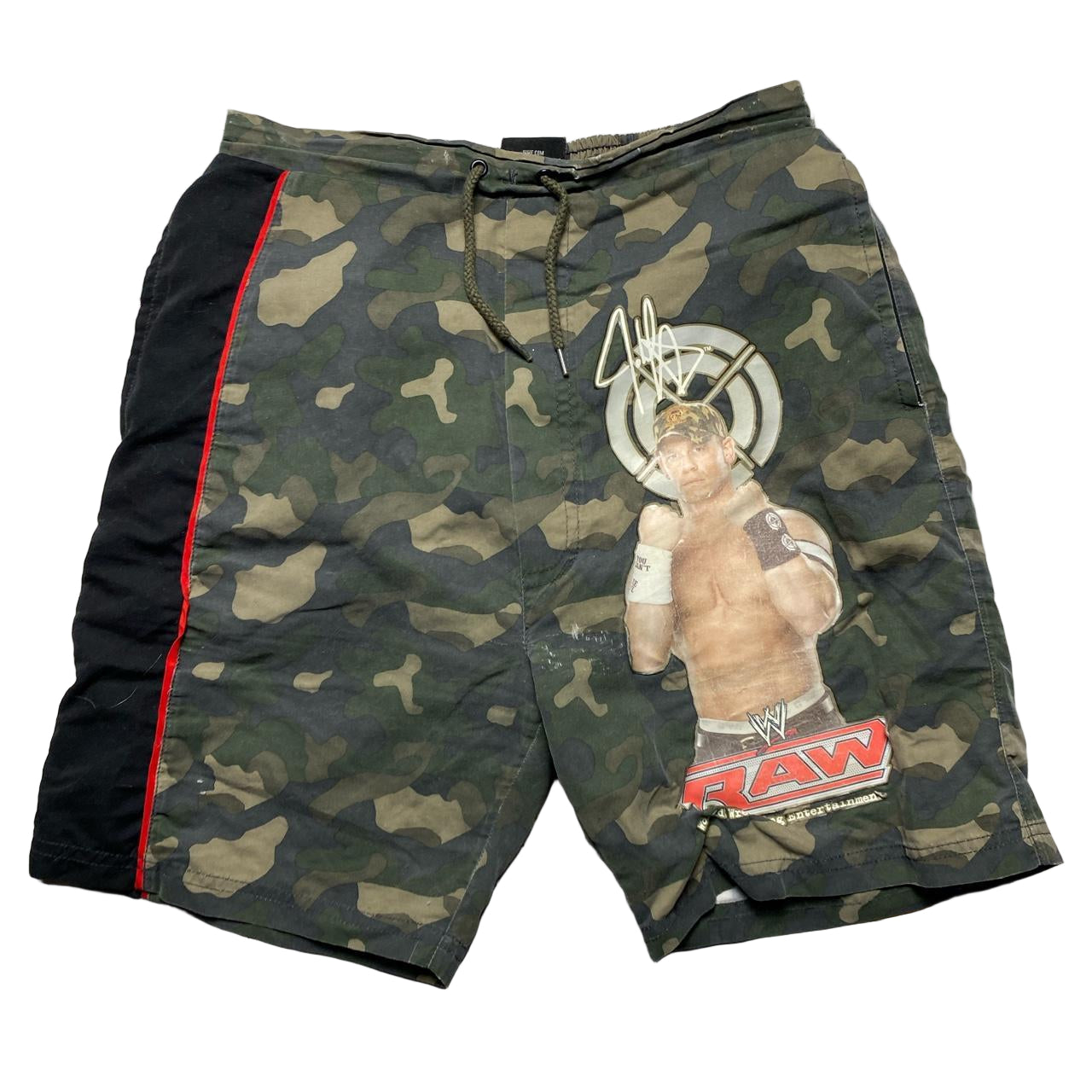 John Cena Vintage WWE Wrestling Shorts (XS)