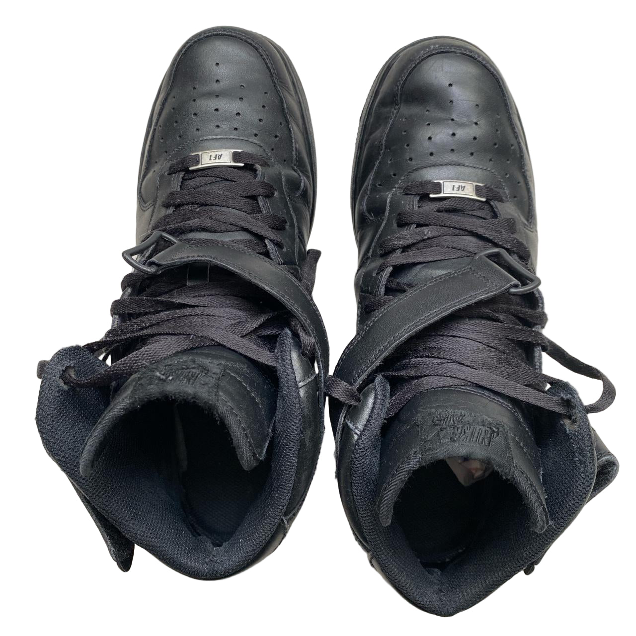 Nike Air Force 1 Black Mid (UK 10)