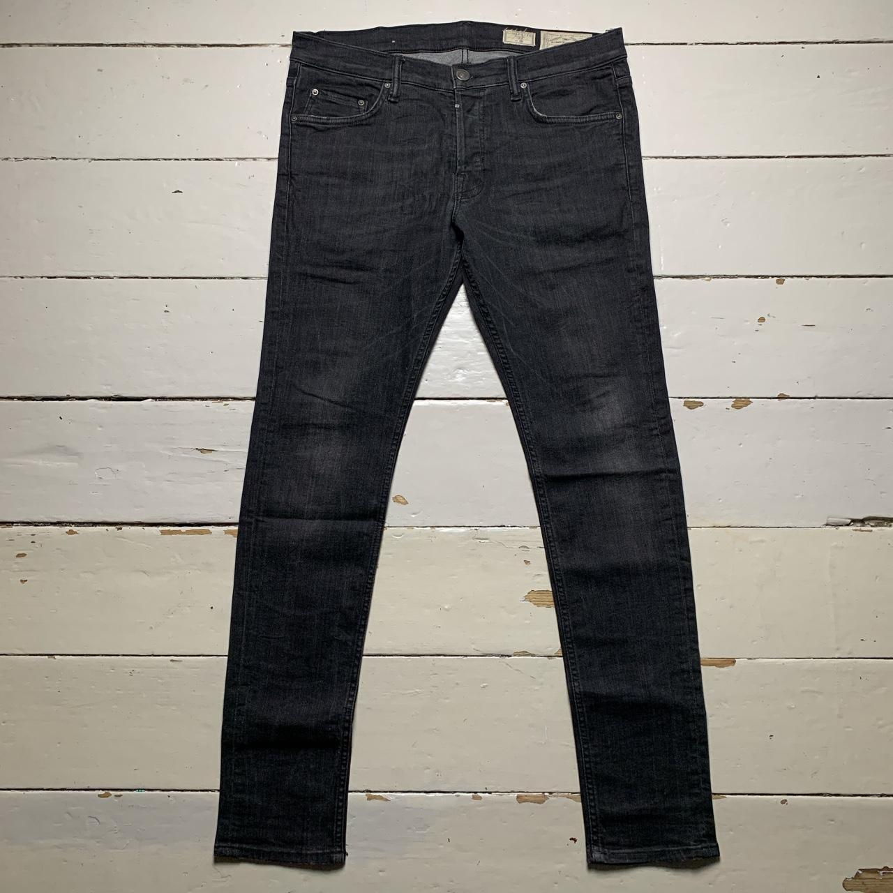 All Saints Cigarette Slim Black Jeans