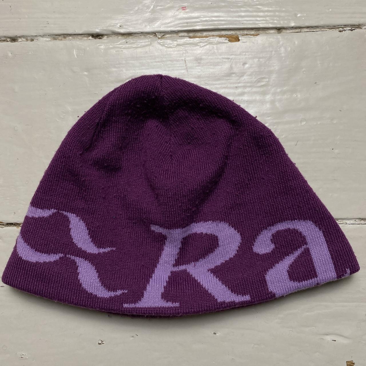 Rab Beanie Purple Spellout