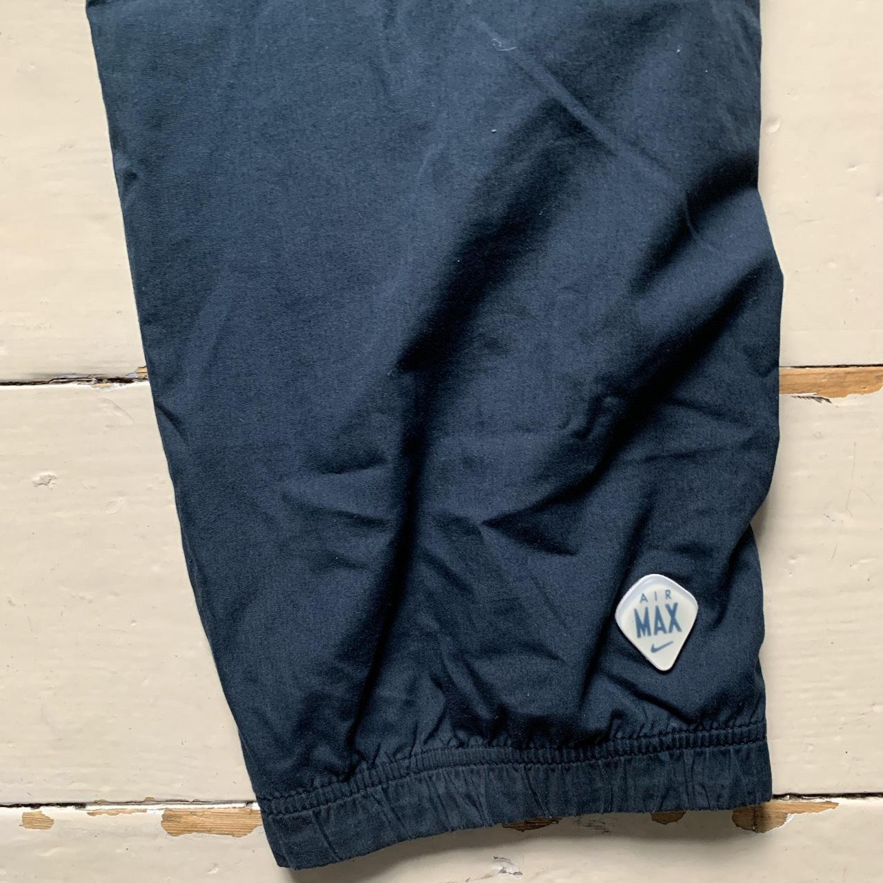 Nike Air Max Vintage Navy and White Shell Trackpant Baggy Bottoms