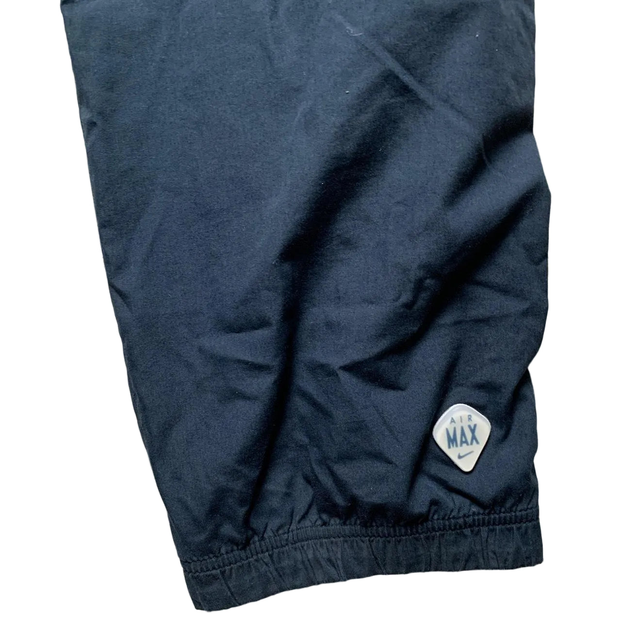 Nike Air Max Vintage Navy and White Shell Trackpant Baggy Bottoms (L)