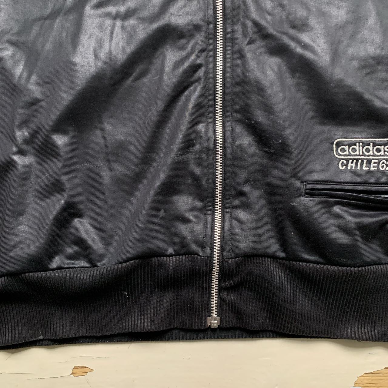 Adidas Chile 62 Black and Silver Tracksuit Jacket