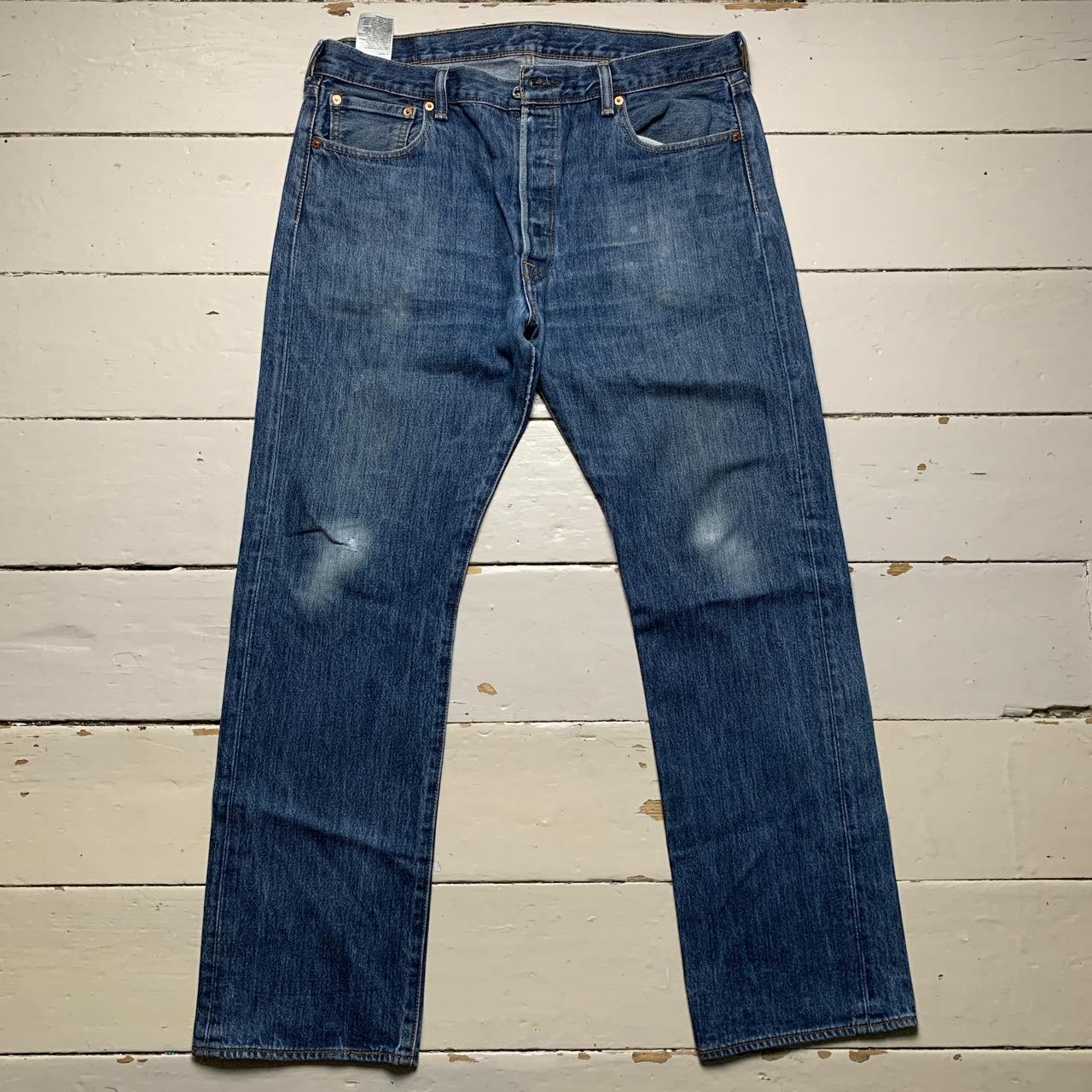 Levis 501 Vintage Baggy Blue Jeans
