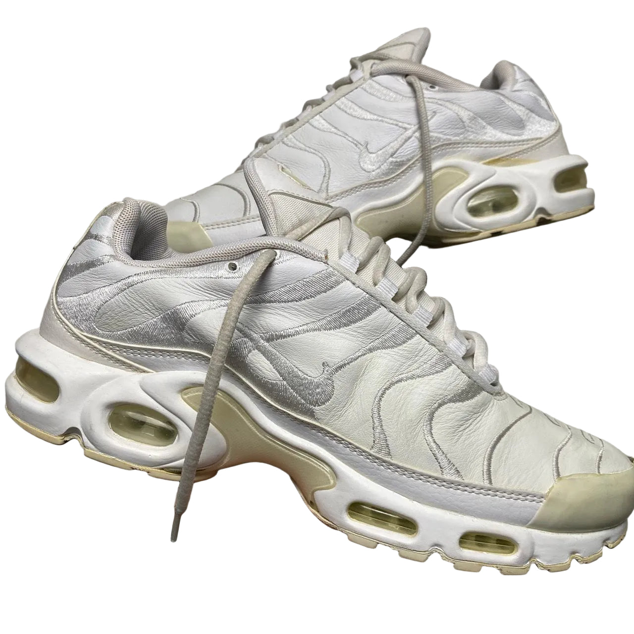 Nike TN Air Max Plus White Leather (UK 9)