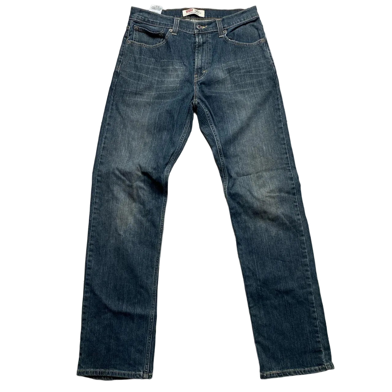 Levis 505 Navy Blue Jeans (32W)